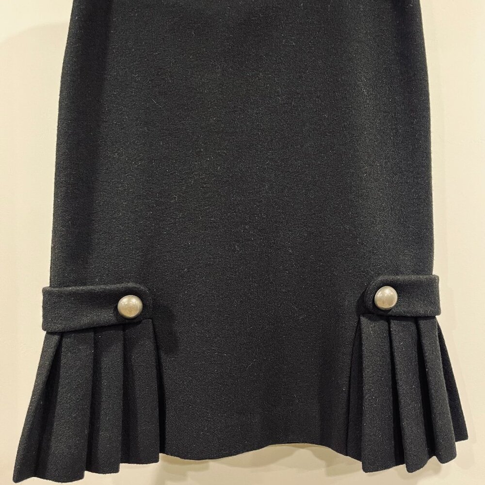 Black Wool/Poly blend Banana Republic skirt
